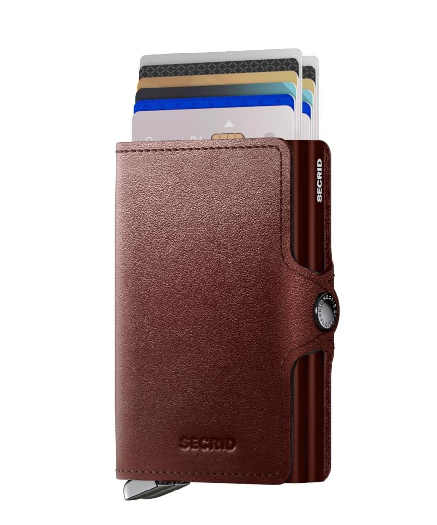 Portemonnees Secrid | Secrid Premium Twinwallet Dusk Dark Brown