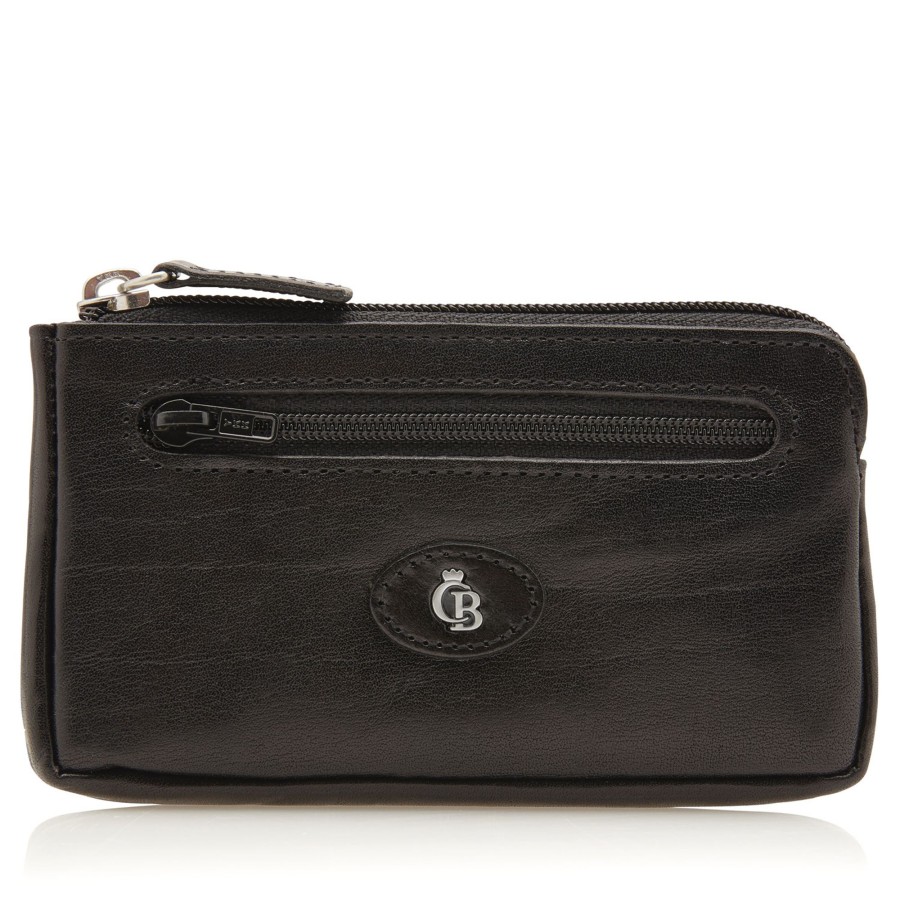 Portemonnees Castelijn & Beerens | Castelijn & Beerens Gaucho Key Case Zip Large Black