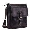 Tassen Leonhard Heyden | Leonhard Heyden Roma Zipped Messenger Bag S Black