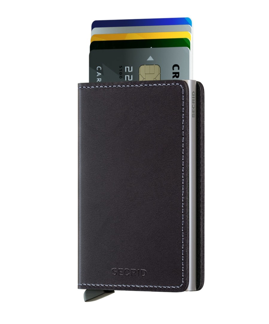 Portemonnees Secrid | Secrid Slimwallet Original Black