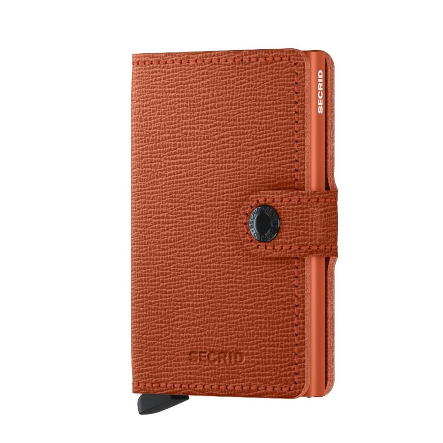 Portemonnees Secrid | Secrid Miniwallet Crisple Pumpkin