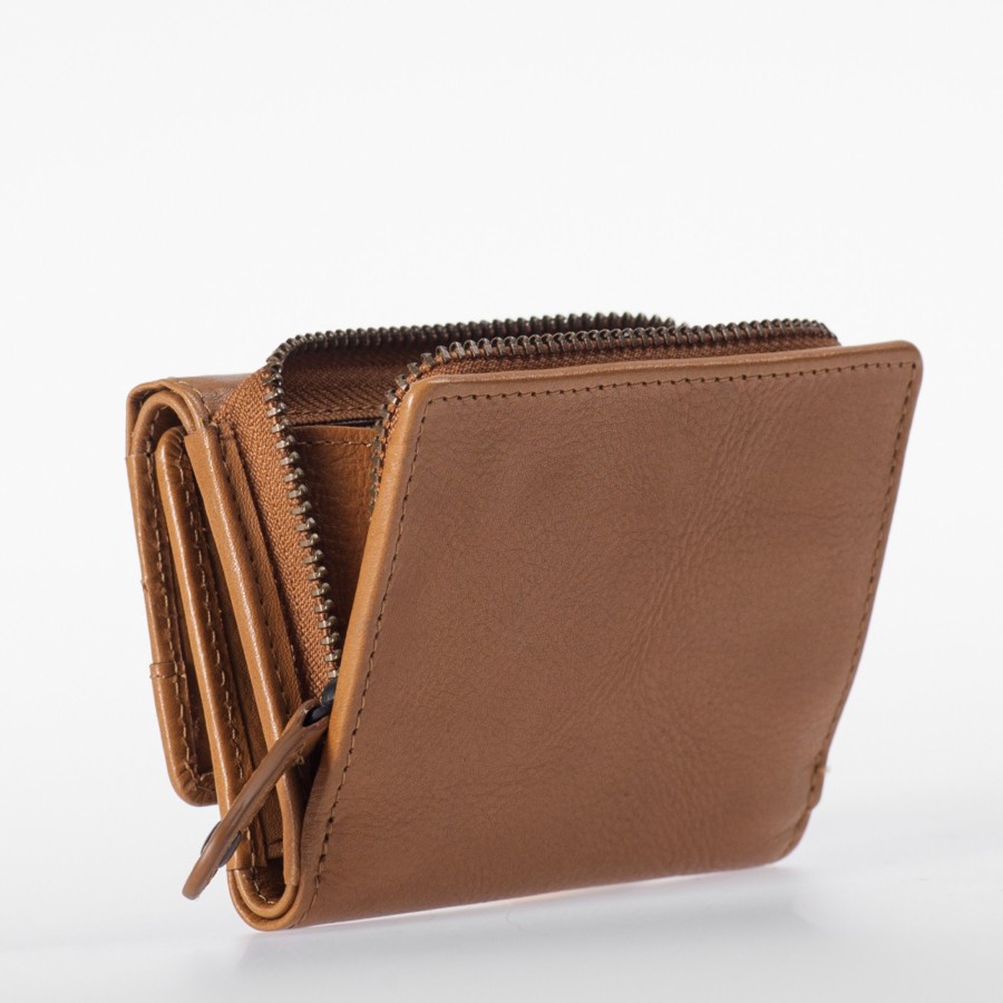 Portemonnees Aunts & Uncles | Aunts & Uncles Grandma'S Luxury Club Nancy Wallet Caramel