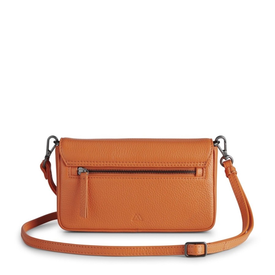 Tassen Markberg | Markberg Emily Crossbody Bag Grain Orange