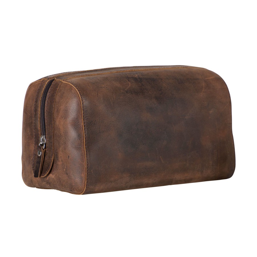 Accessoires Leonhard Heyden | Leonhard Heyden Salisbury Toilet Bag Brown