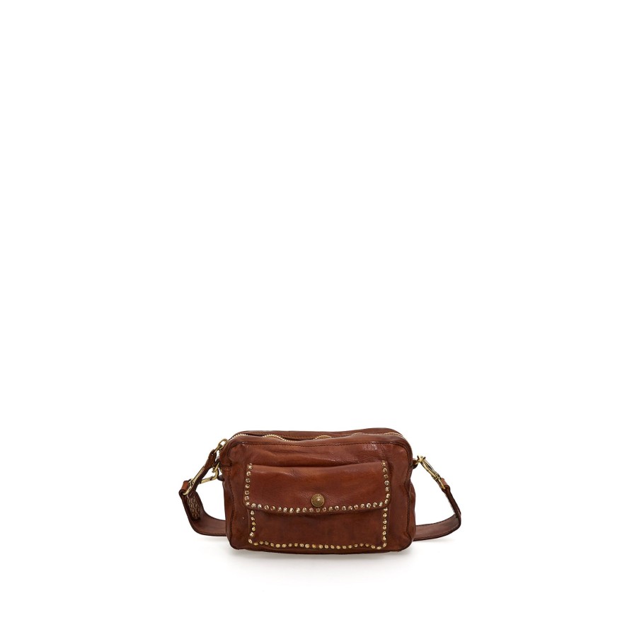 Tassen Campomaggi | Campomaggi Traditional Kura Bowling Bag Cognac