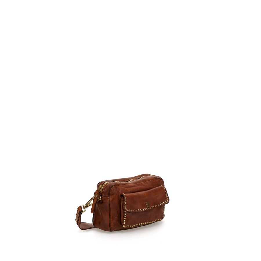 Tassen Campomaggi | Campomaggi Traditional Kura Bowling Bag Cognac