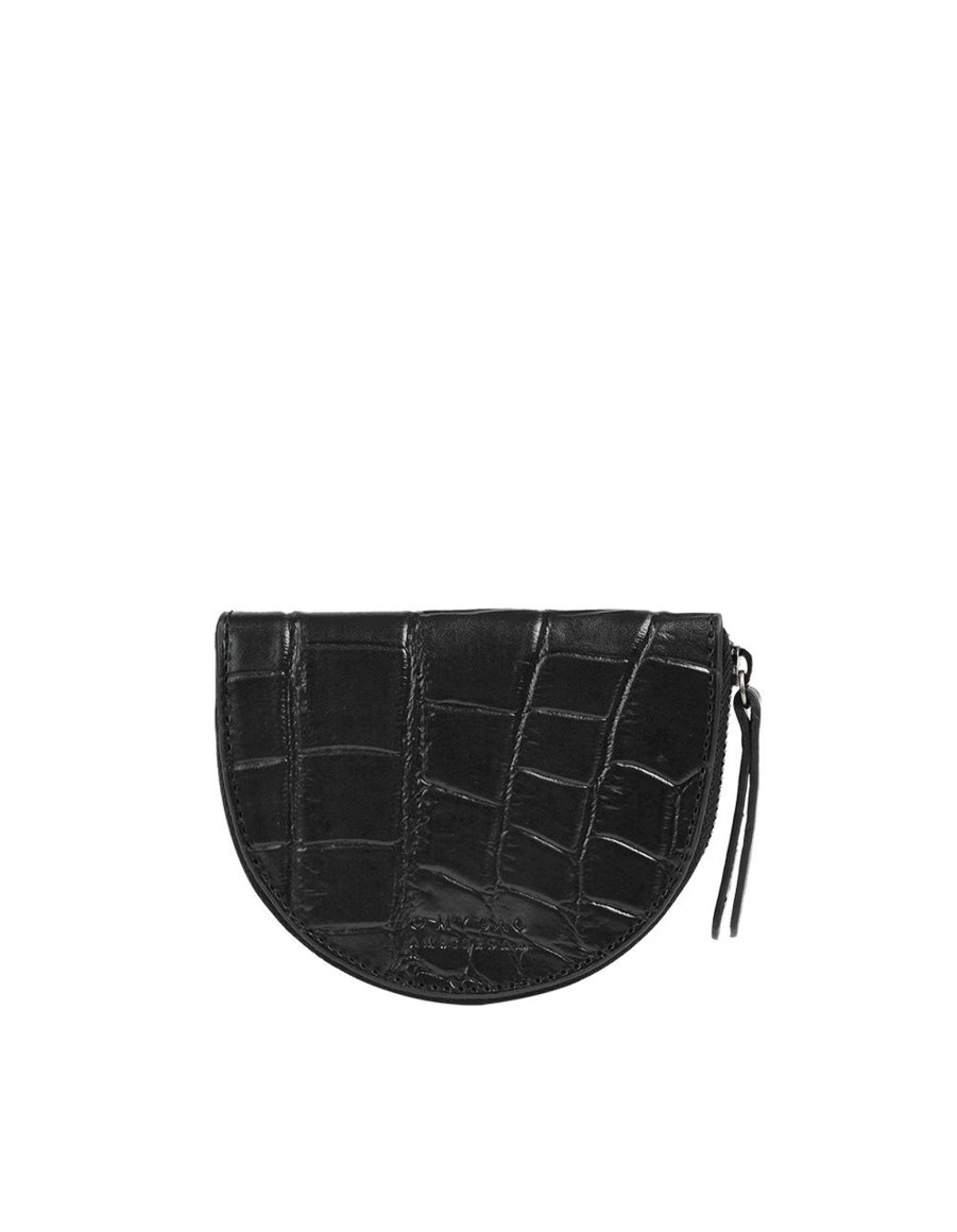 Portemonnees O My Bag | O My Bag Laura'S Purse Classic Black Croco