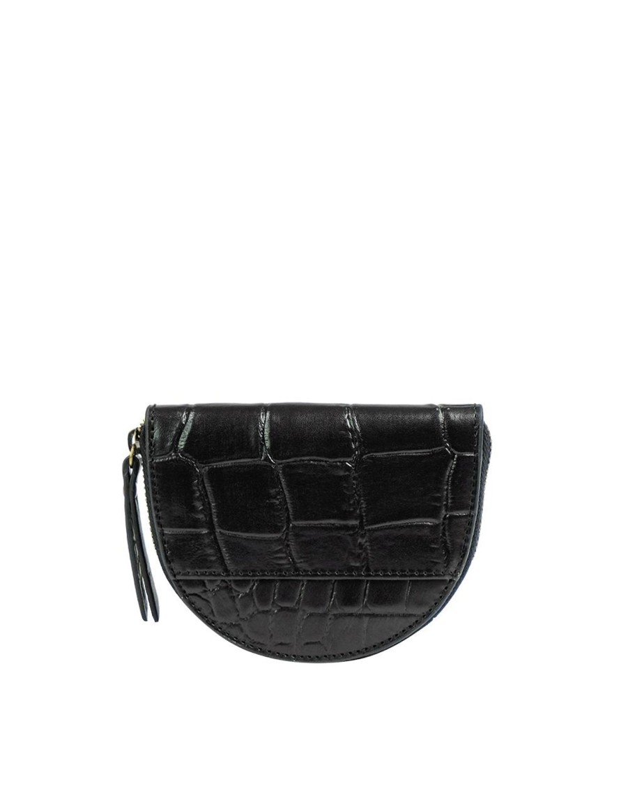 Portemonnees O My Bag | O My Bag Laura'S Purse Classic Black Croco