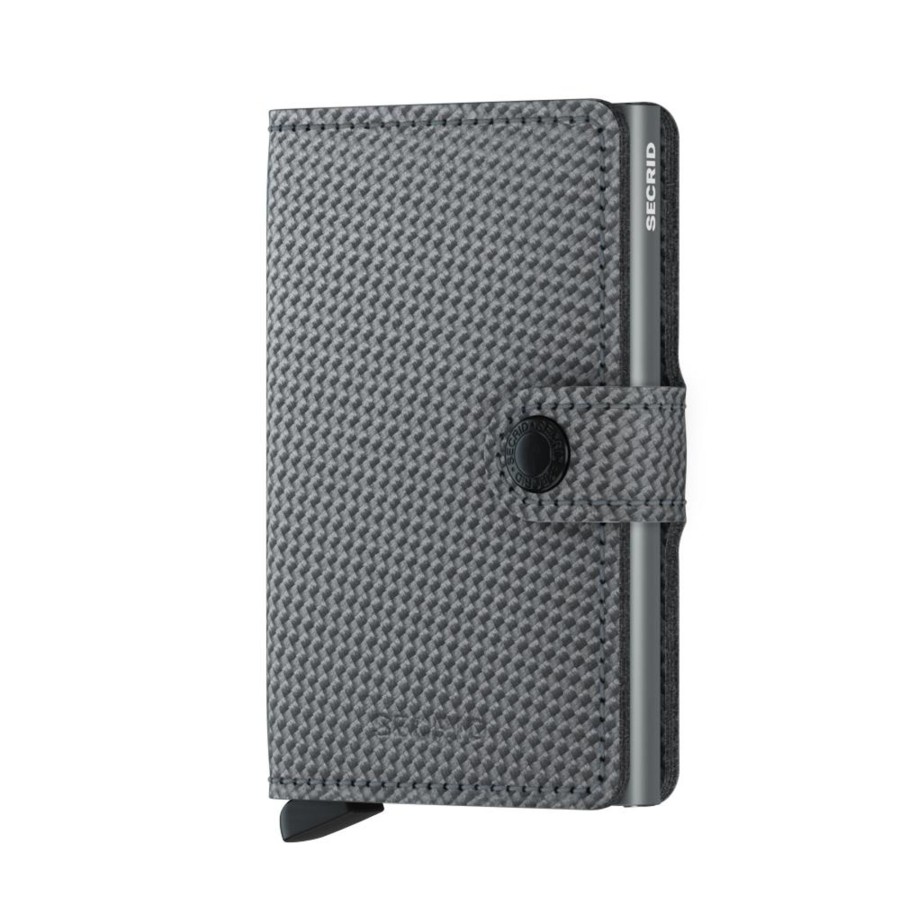 Portemonnees Secrid | Secrid Miniwallet Carbon Cool Grey