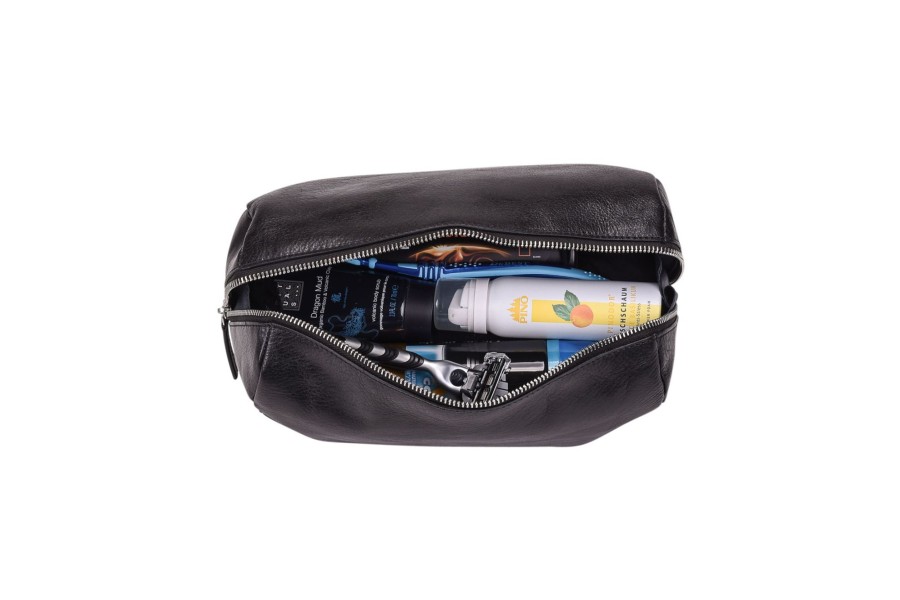 Accessoires Leonhard Heyden | Leonhard Heyden Cambridge Toilet Bag Black