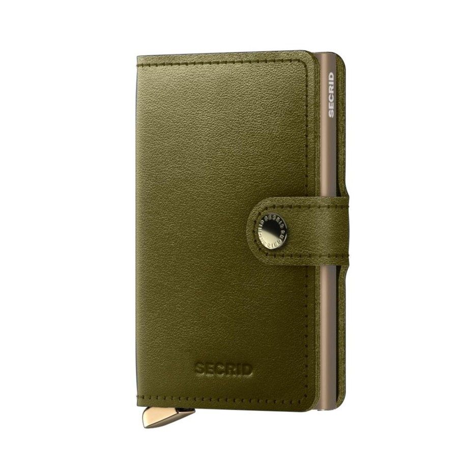 Portemonnees Secrid | Secrid Premium Miniwallet Dusk Olive