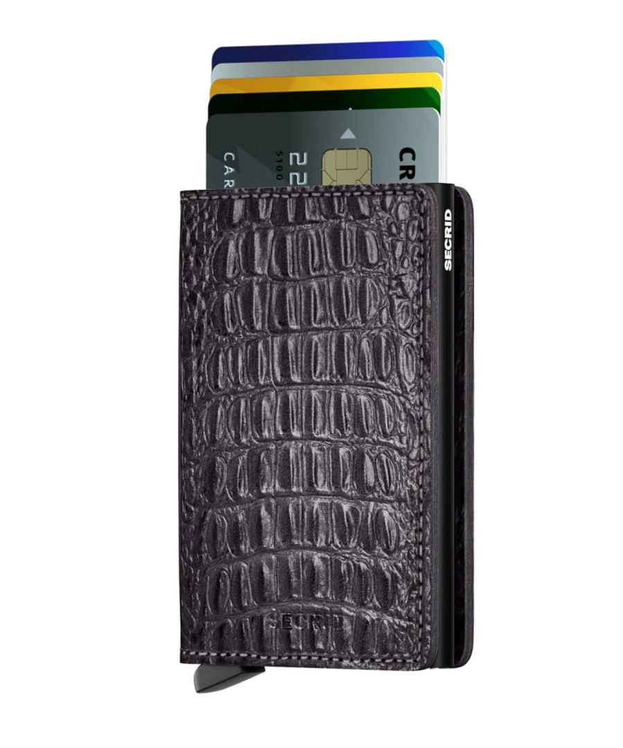 Portemonnees Secrid | Secrid Slimwallet Nile Black