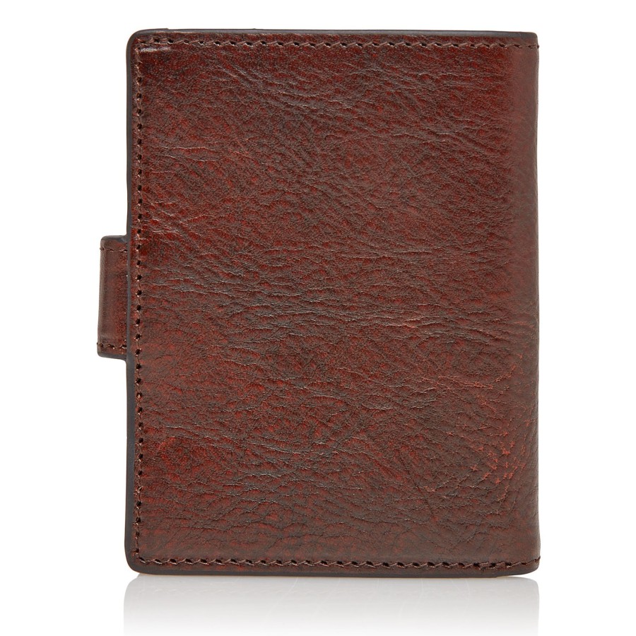 Portemonnees Castelijn & Beerens | Castelijn & Beerens Rien 10 Card Holder Compact Wallet Cognac