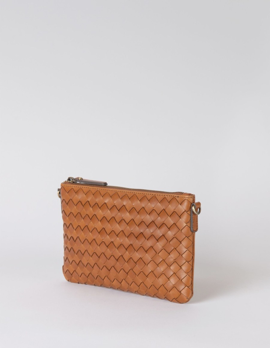 Tassen O My Bag | O My Bag Lexi Cognac Woven Classic Leather