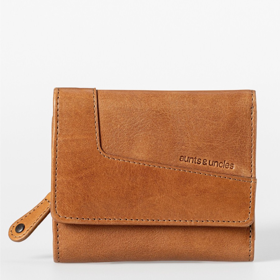 Portemonnees Aunts & Uncles | Aunts & Uncles Grandma'S Luxury Club Chelsea Wallet Caramel