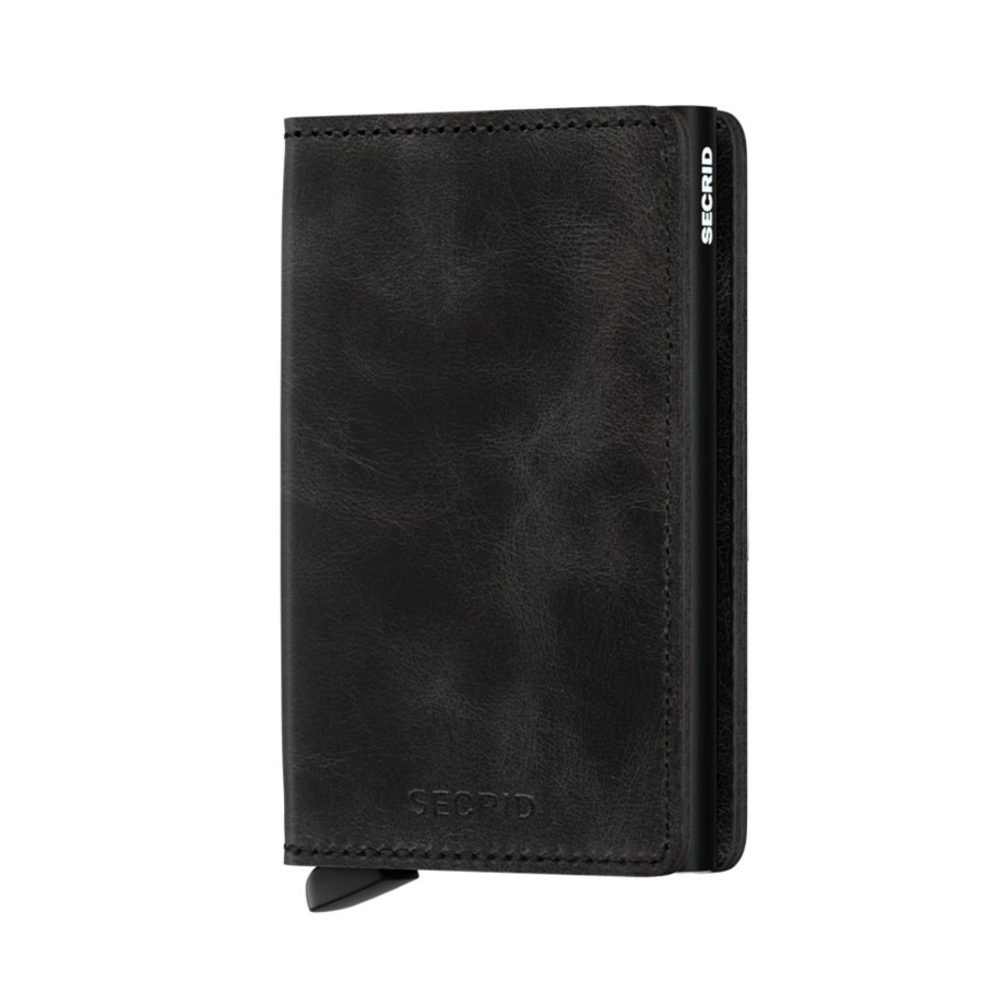 Portemonnees Secrid | Secrid Slimwallet Vintage Black