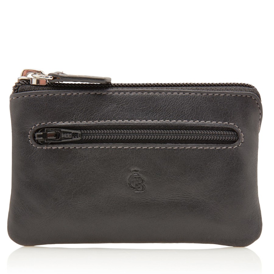 Portemonnees Castelijn & Beerens | Castelijn & Beerens Canyon Key Case Zip Black