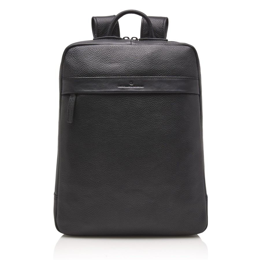 Rugzakken Castelijn & Beerens | Castelijn & Beerens Onyx Bravo Backpack 15.6" + Tablet Black