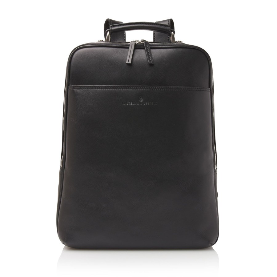 Rugzakken Castelijn & Beerens | Castelijn & Beerens Verona Laptop Backpack 15.6" + Tablet Black