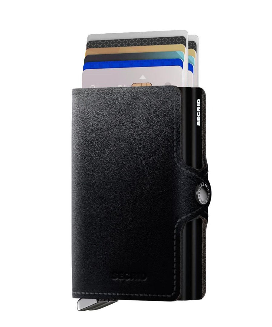 Portemonnees Secrid | Secrid Premium Twinwallet Dusk Black