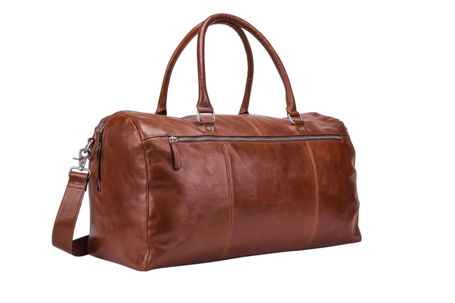 Tassen Leonhard Heyden | Leonhard Heyden Cambridge Travel Bag Cognac