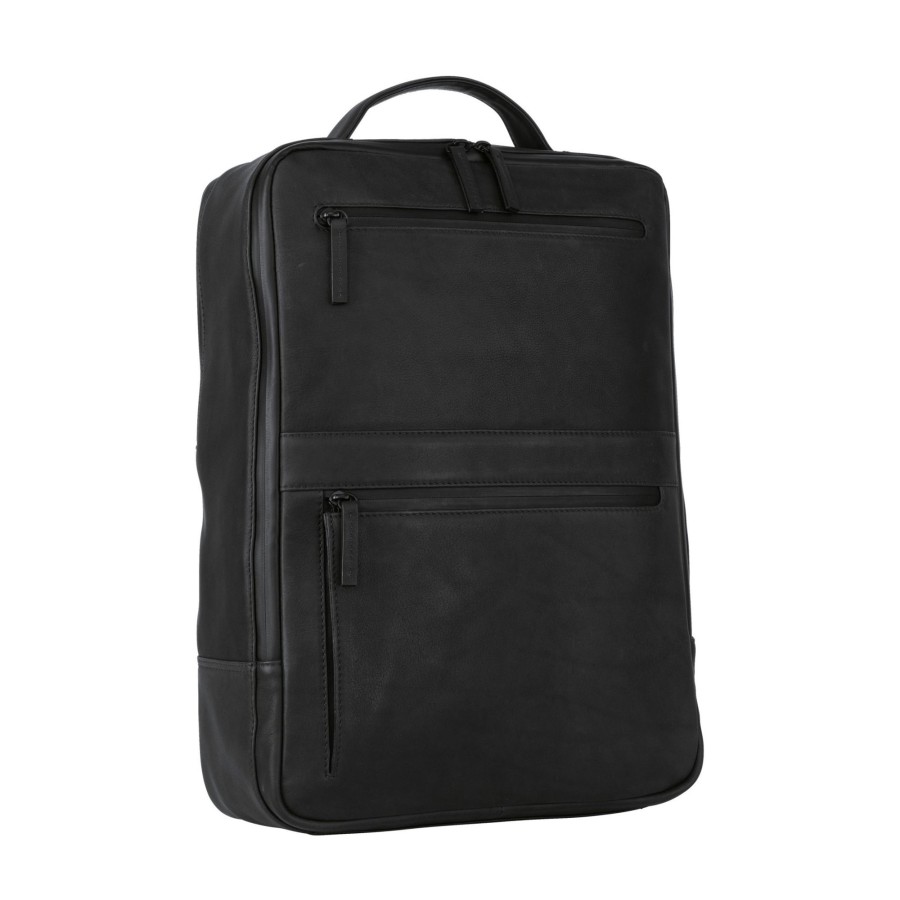 Rugzakken Leonhard Heyden | Leonhard Heyden The Hague Backpack Black