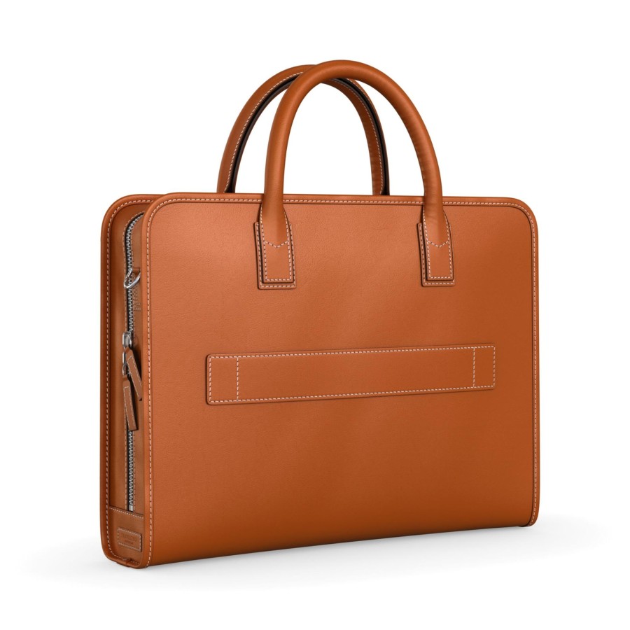 Werktassen Travelteq | Travelteq All Leather Cognac