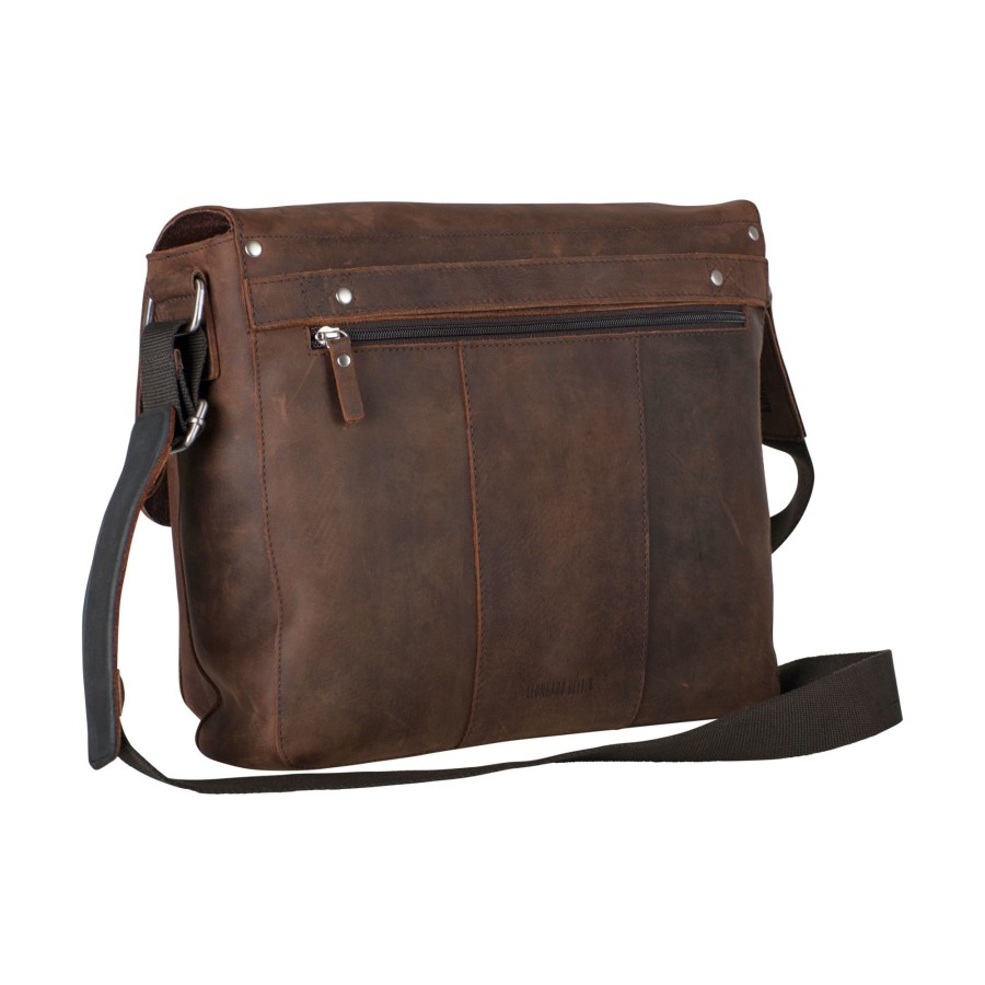 Werktassen Leonhard Heyden | Leonhard Heyden Salisbury Messenger Bag M Brown