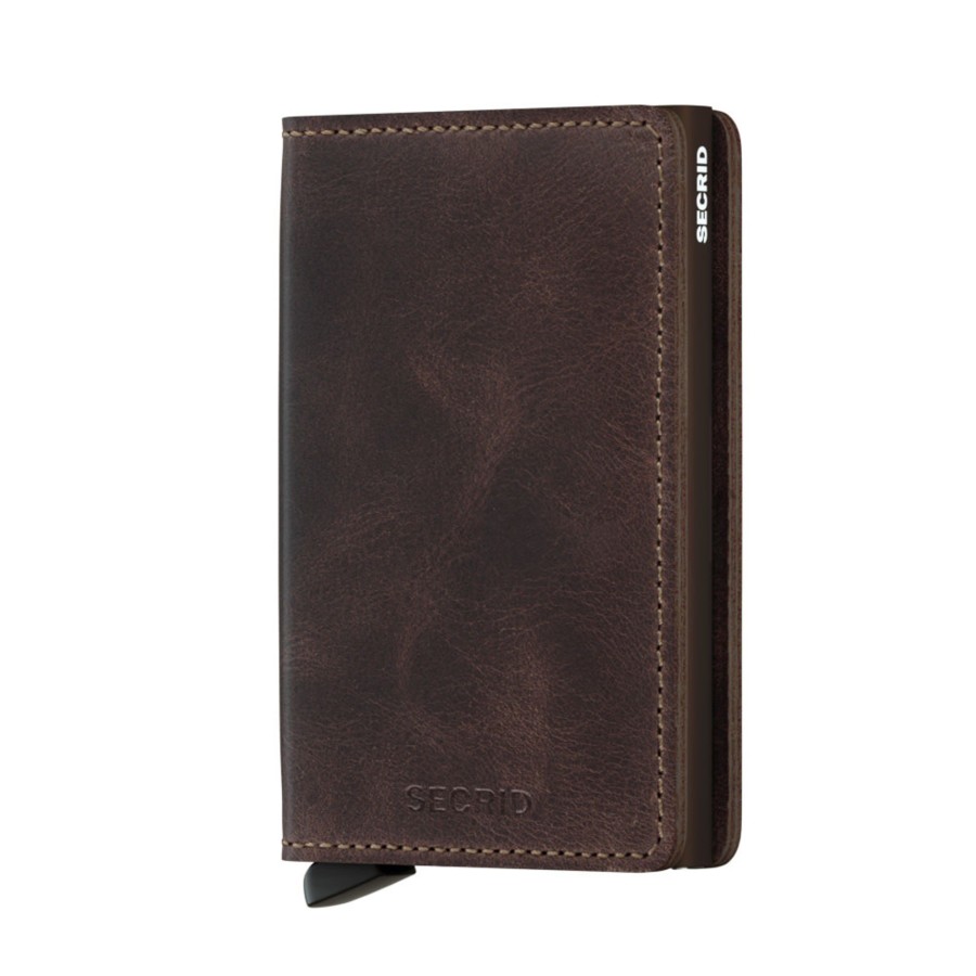 Portemonnees Secrid | Secrid Slimwallet Vintage Chocolate