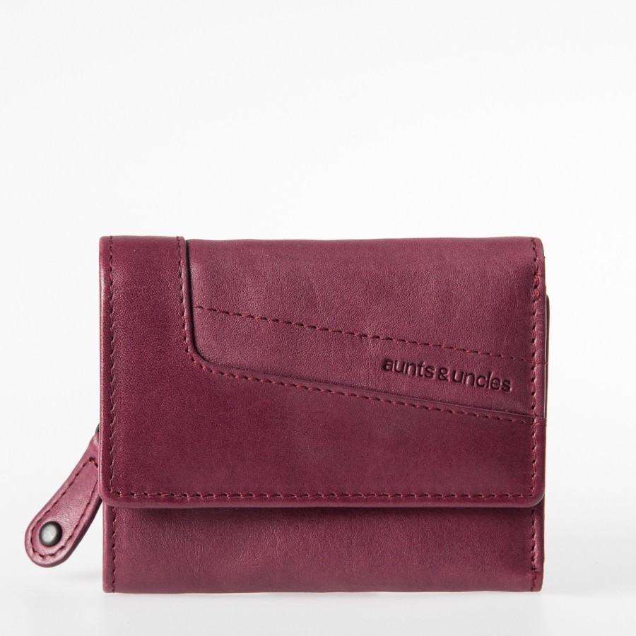 Portemonnees Aunts & Uncles | Aunts & Uncles Grandma'S Luxury Club Nancy Wallet Cabernet