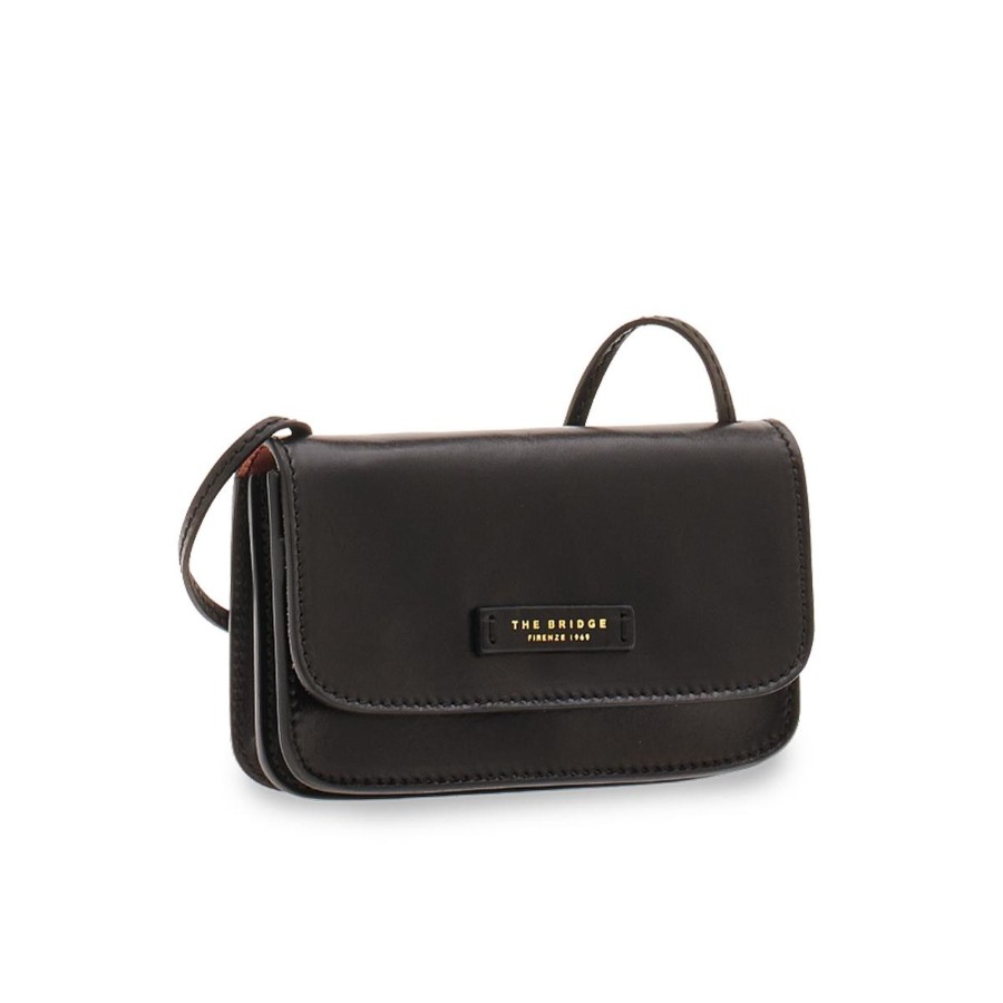 Tassen The Bridge | The Bridge Rustici Shoulderbag Mini Black