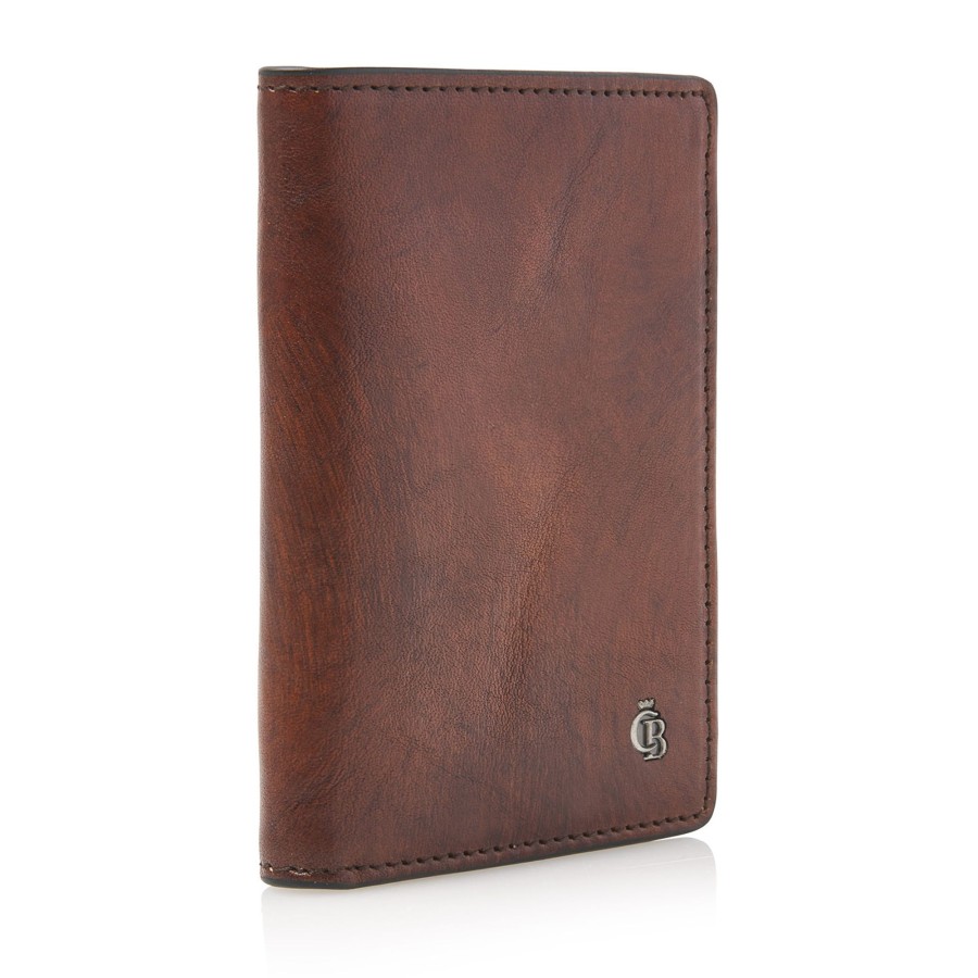 Portemonnees Castelijn & Beerens | Castelijn & Beerens Rien 8 Card Holder Cognac