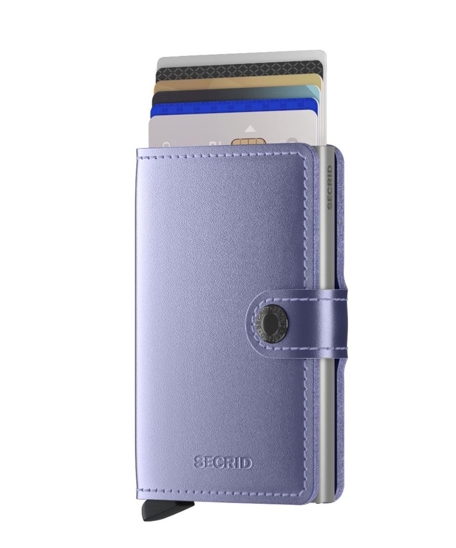 Portemonnees Secrid | Secrid Miniwallet Lila Metallic