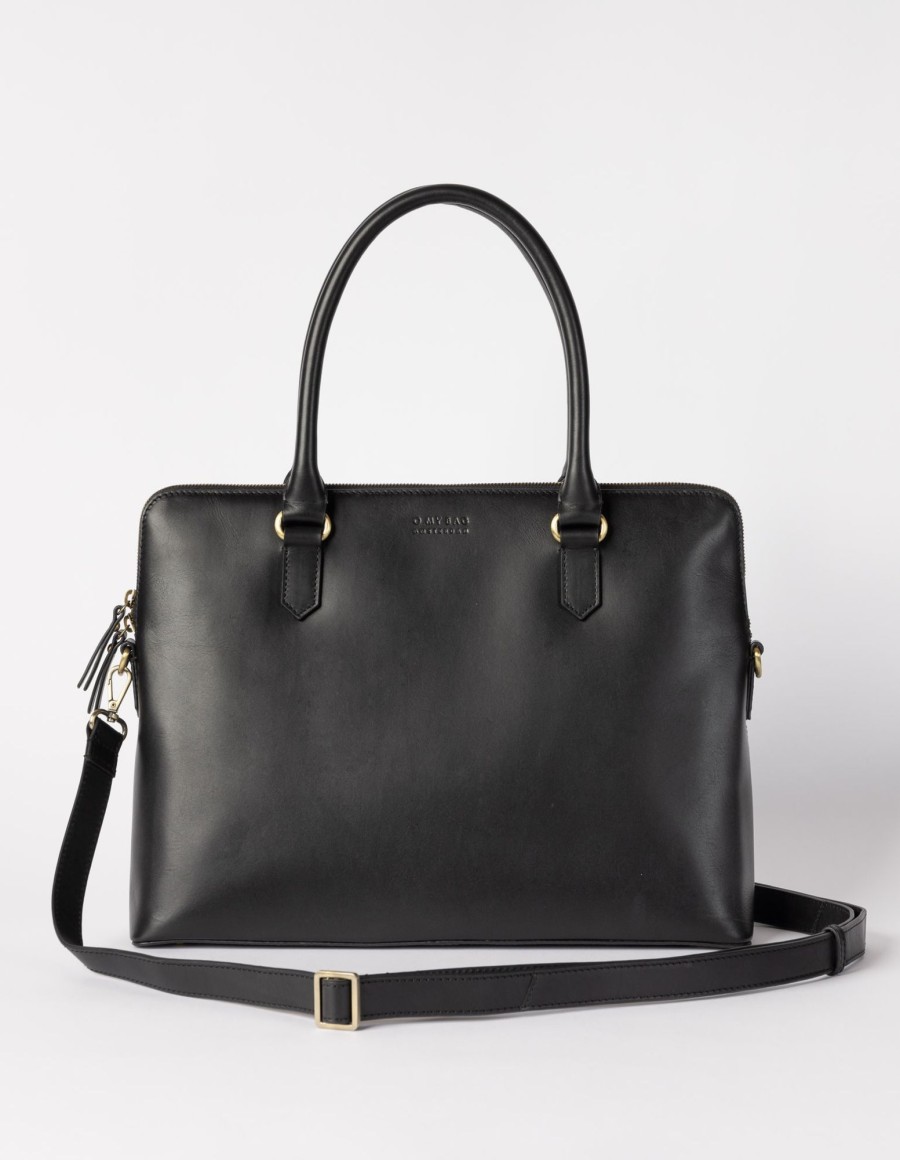 Werktassen O My Bag | O My Bag Hayden Black Classic Leather