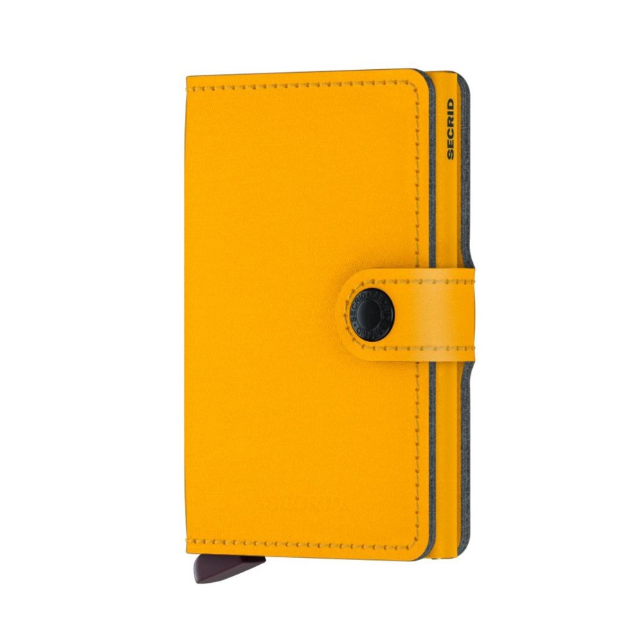 Portemonnees Secrid | Secrid Miniwallet Yard Powder Ochre