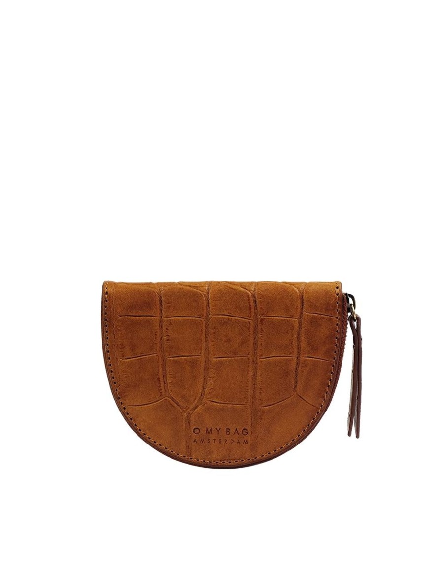 Portemonnees O My Bag | O My Bag Laura'S Purse Classic Cognac Croco