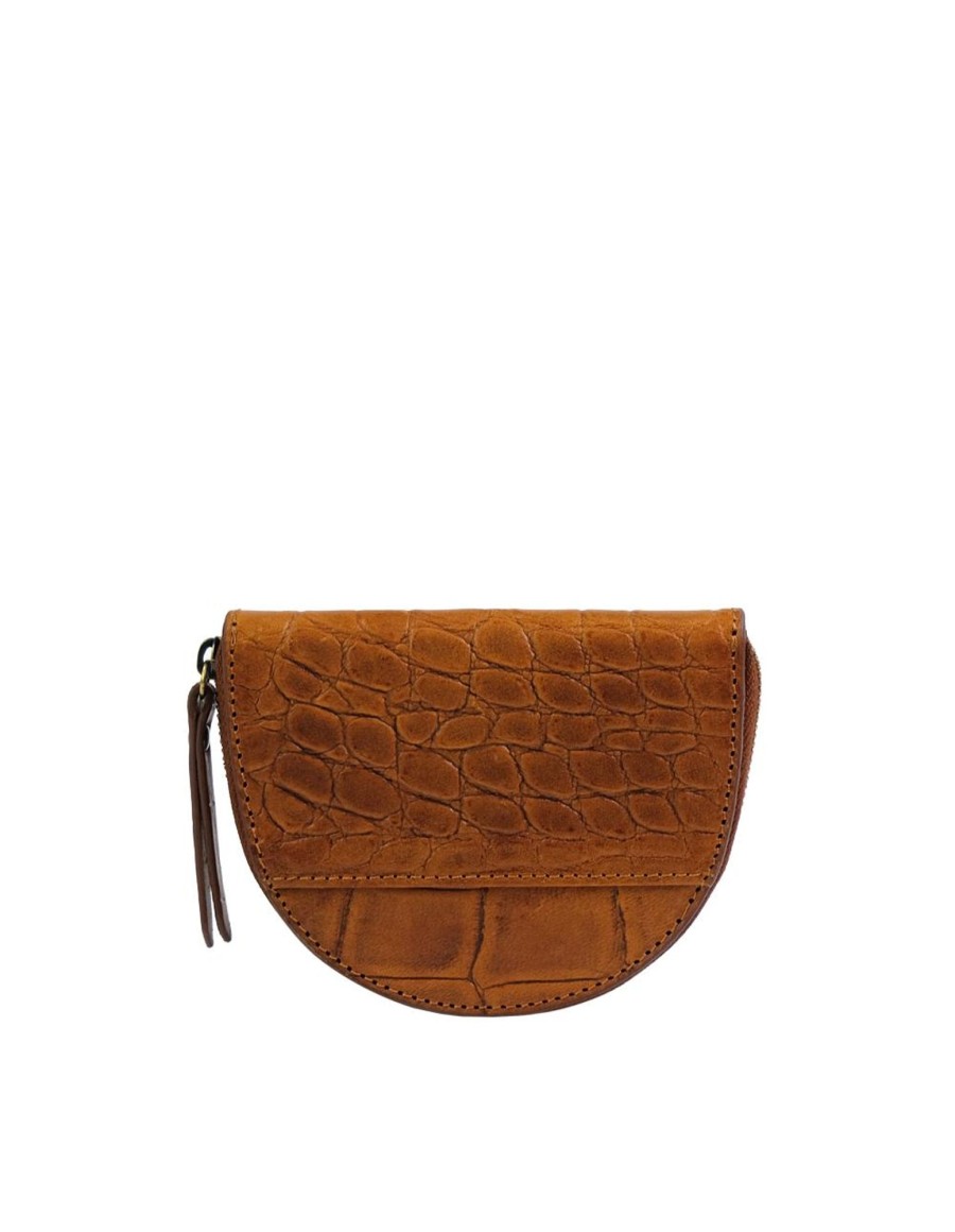 Portemonnees O My Bag | O My Bag Laura'S Purse Classic Cognac Croco