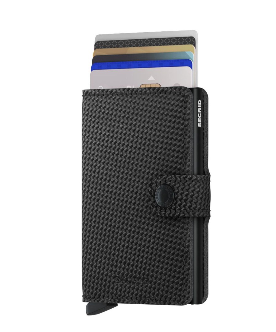 Portemonnees Secrid | Secrid Miniwallet Carbon Black