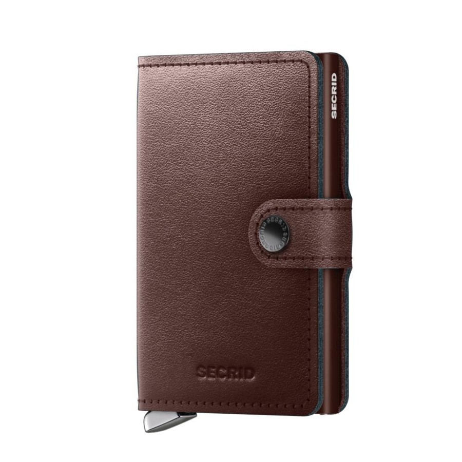 Portemonnees Secrid | Secrid Premium Miniwallet Dusk Dark Brown