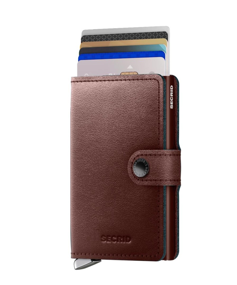 Portemonnees Secrid | Secrid Premium Miniwallet Dusk Dark Brown