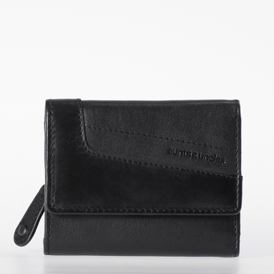 Portemonnees Aunts & Uncles | Aunts & Uncles Grandma'S Luxury Club Nancy Wallet Black Smoke