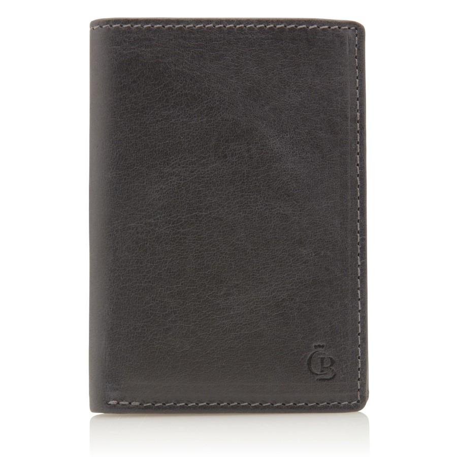 Portemonnees Castelijn & Beerens | Castelijn & Beerens Canyon 14 Card Holder Mini Wallet Black