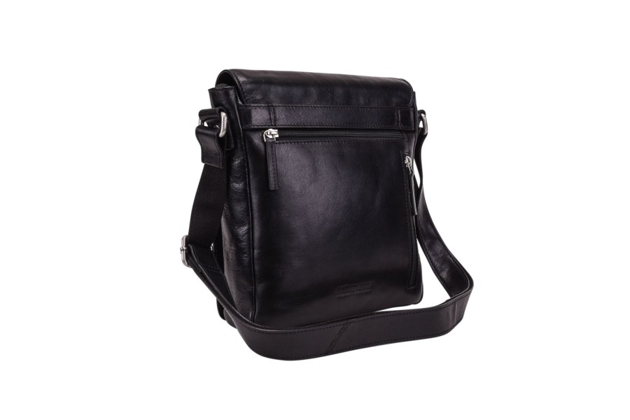 Tassen Leonhard Heyden | Leonhard Heyden Cambridge Messenger Bag S Black