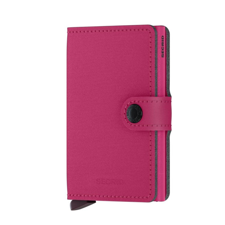 Portemonnees Secrid | Secrid Miniwallet Yard Powder Fuchsia