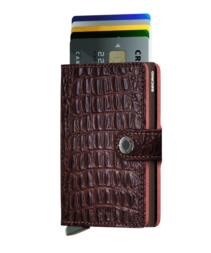 Portemonnees Secrid | Secrid Miniwallet Nile Brown