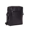 Tassen Leonhard Heyden | Leonhard Heyden Dakota Zipped Messenger Bag Xs Black