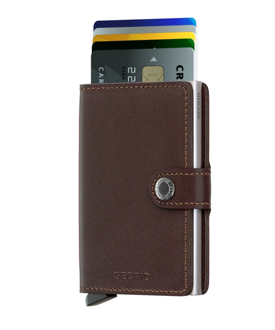 Portemonnees Secrid | Secrid Miniwallet Dark Brown