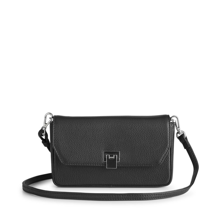 Tassen Markberg | Markberg Emily Crossbody Bag Grain Black