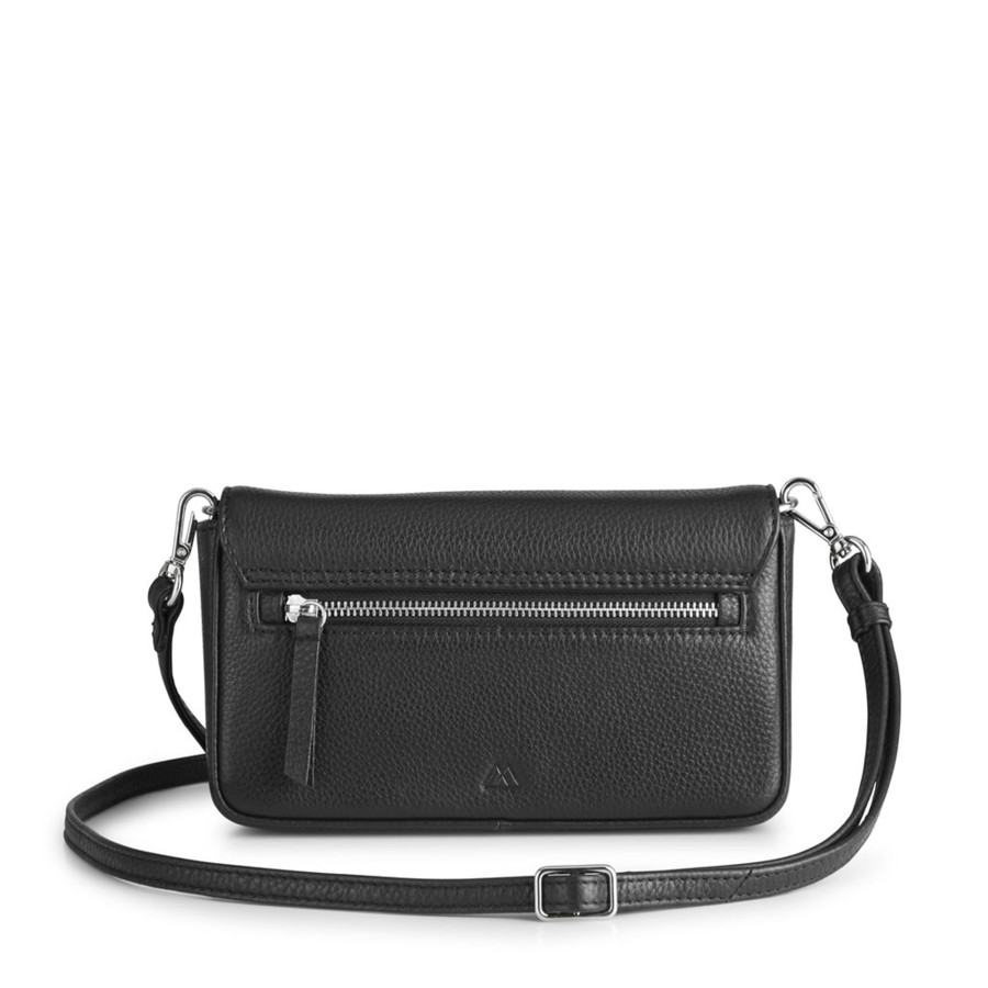 Tassen Markberg | Markberg Emily Crossbody Bag Grain Black