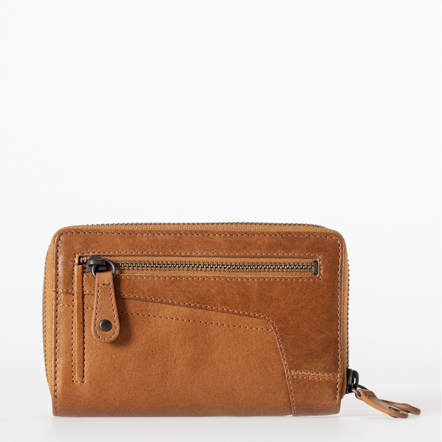 Portemonnees Aunts & Uncles | Aunts & Uncles Grandma'S Luxury Club Betty Wallet Caramel